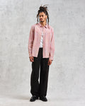 wax london men's Rove - Pink Check Organic Cotton Shirt