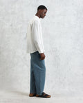 wax london men's Rove - White Linen Shirt