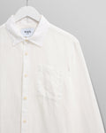 wax london men's Rove - White Linen Shirt