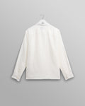 wax london men's Rove - White Linen Shirt