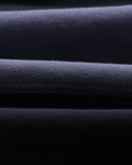 wax london men's Rowhill - Navy And Blue Panelled Loopback Rugby Shirt