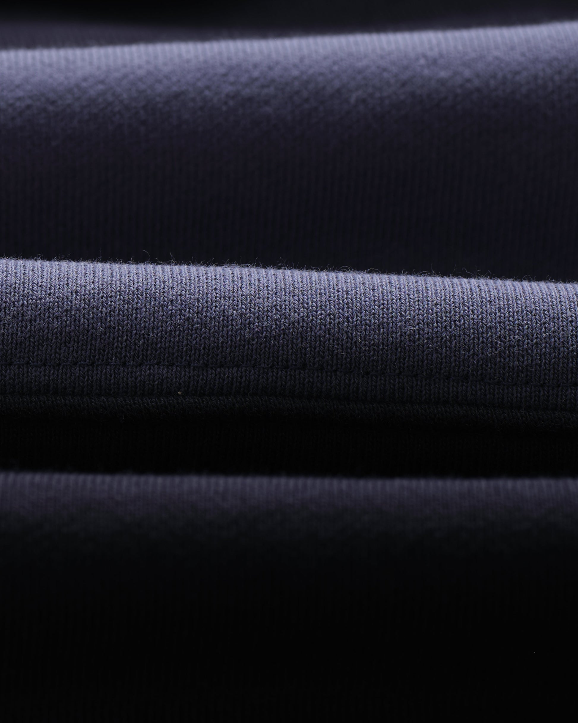 wax london men's Rowhill - Navy And Blue Panelled Loopback Rugby Shirt