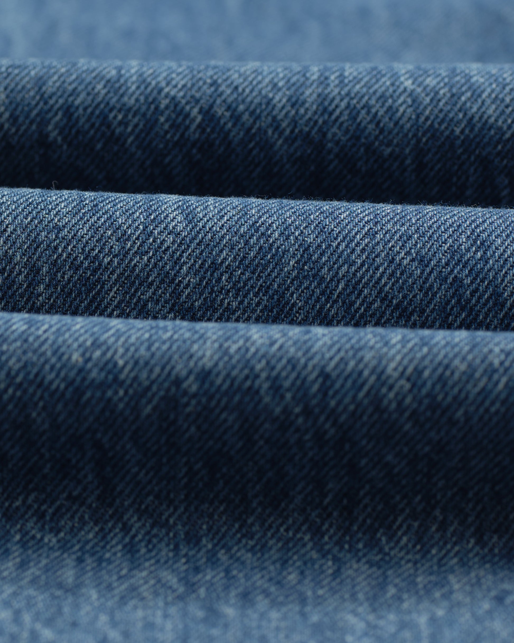 wax london men's Russell - Mid Blue Straight Fit Denim Jeans