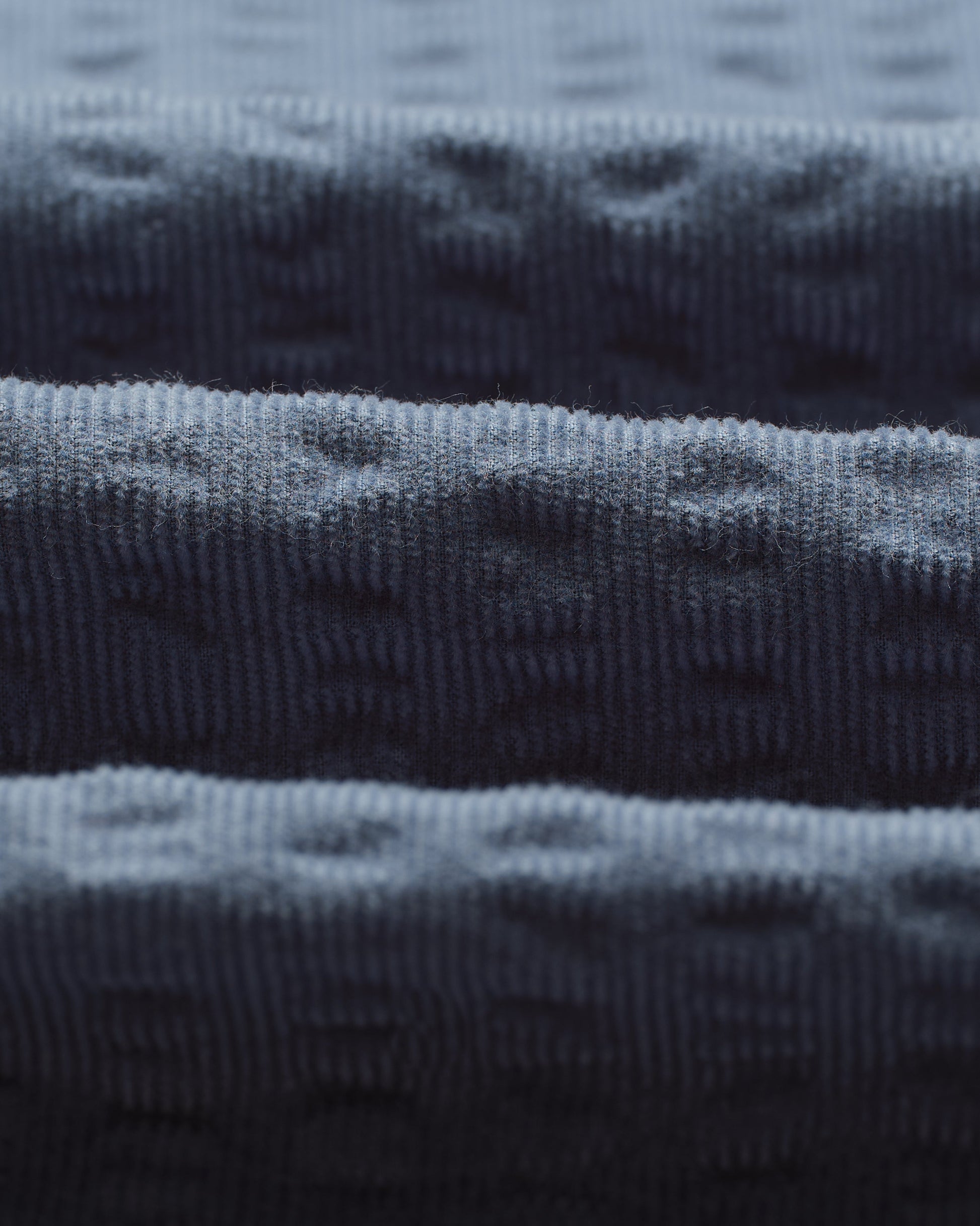 wax london men's Shelly - Blue Seersucker Corduroy Shirt