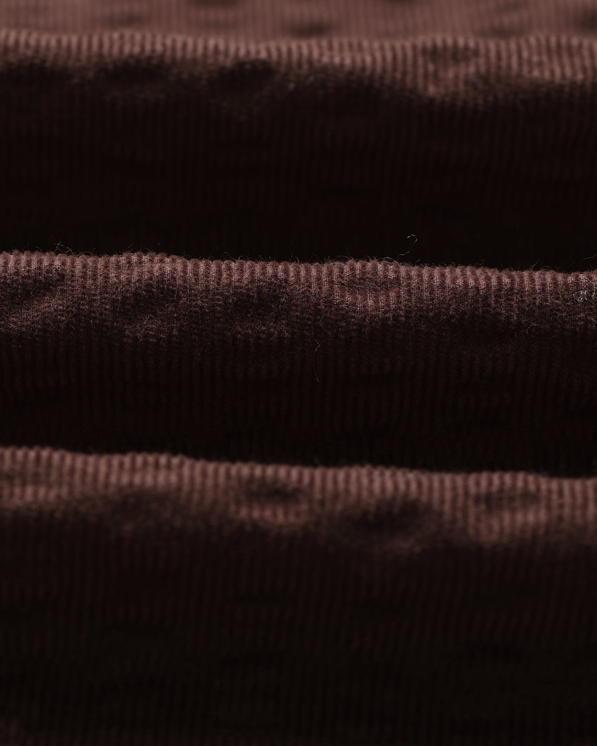 wax london men's Shelly - Dark Brown Seersucker Corduroy Shirt
