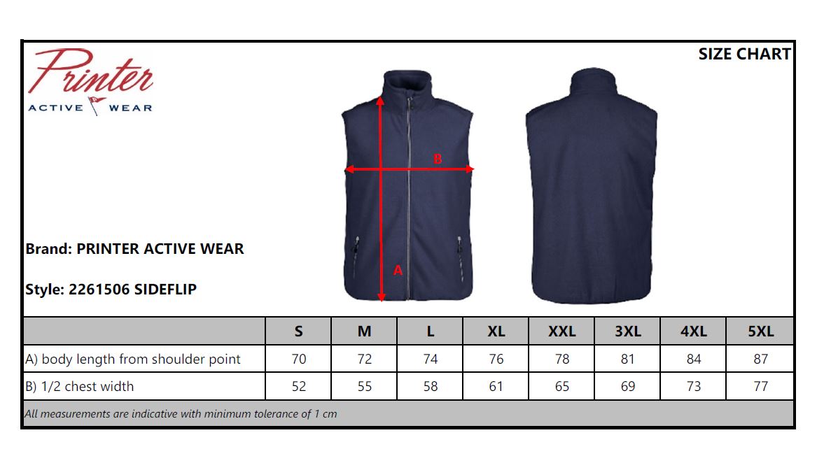 James Harvest Sideflip Mens Gilet | Fleece Body Warmer | 7 Colours | S-5XL - Gilet - Logo Free Clothing