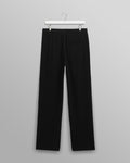 wax london men's Ska - Black Structured Waffle Joggers