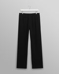 wax london men's Ska - Black Structured Waffle Joggers