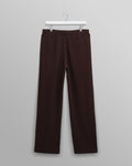 wax london men's Ska - Dark Brown Structured Waffle Joggers