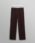 wax london men's Ska - Dark Brown Structured Waffle Joggers