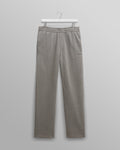 wax london men's Ska - Grey Embroidered Logo Loopback Cotton Joggers