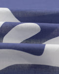 wax london men's Sloane - Navy And Ecru Scenic Neck Scarf