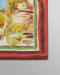 wax london men's Sloane - Watercolour Abstract Painting Neck Scarf
