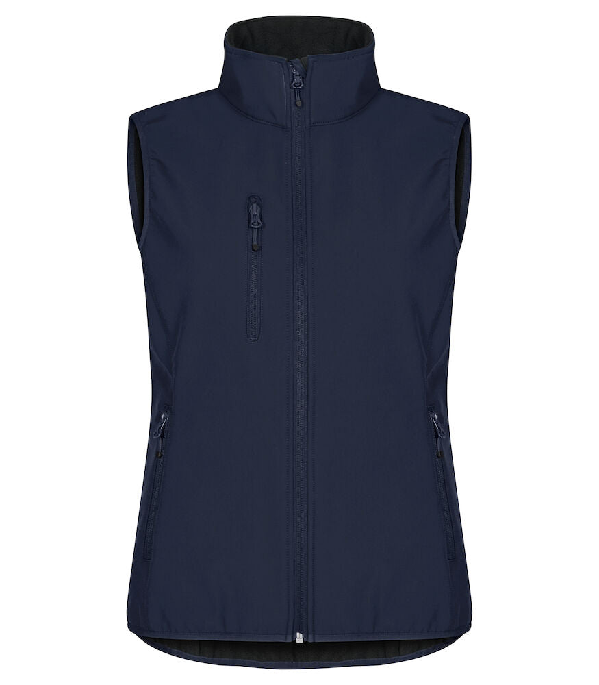 Clique Classic Ladies Softshell Gilet | Recycled Waterproof Softshell | 9 Colours | XS-3XL - Gilet - Logo Free Clothing