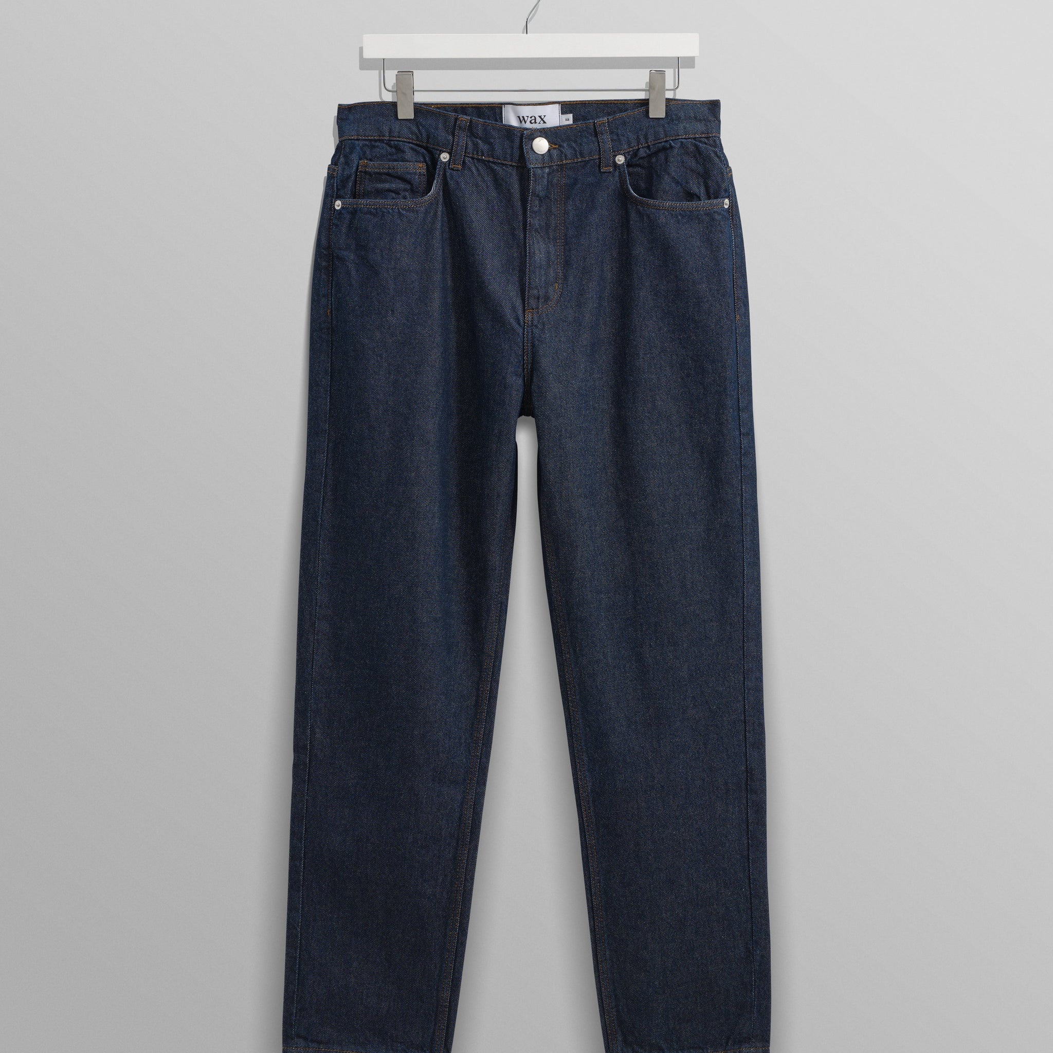 wax london men's Soho - Dark Rinse Wash Slim Fit Denim Jeans