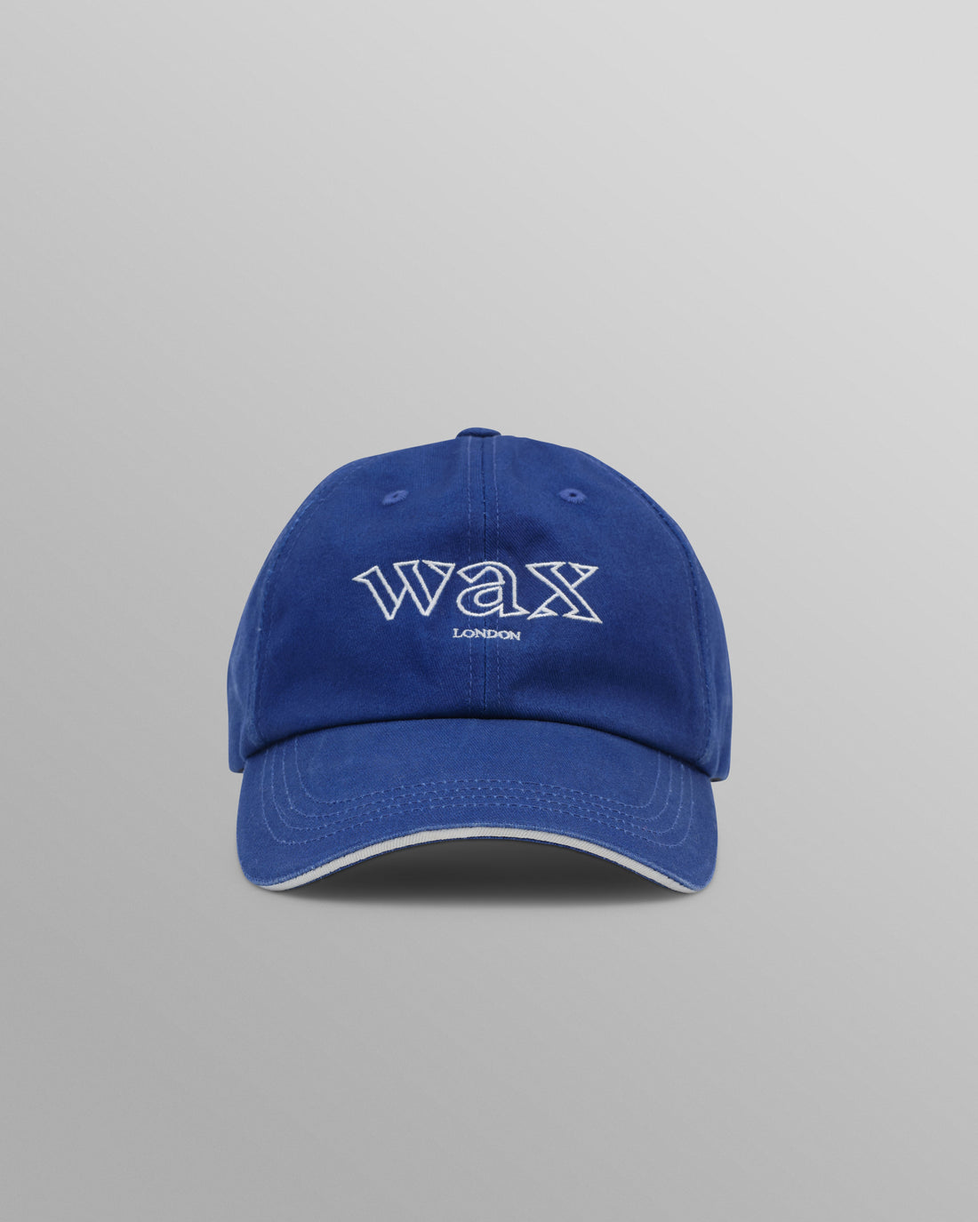 wax london men's Spencer - Bright Blue Cotton Sports Cap