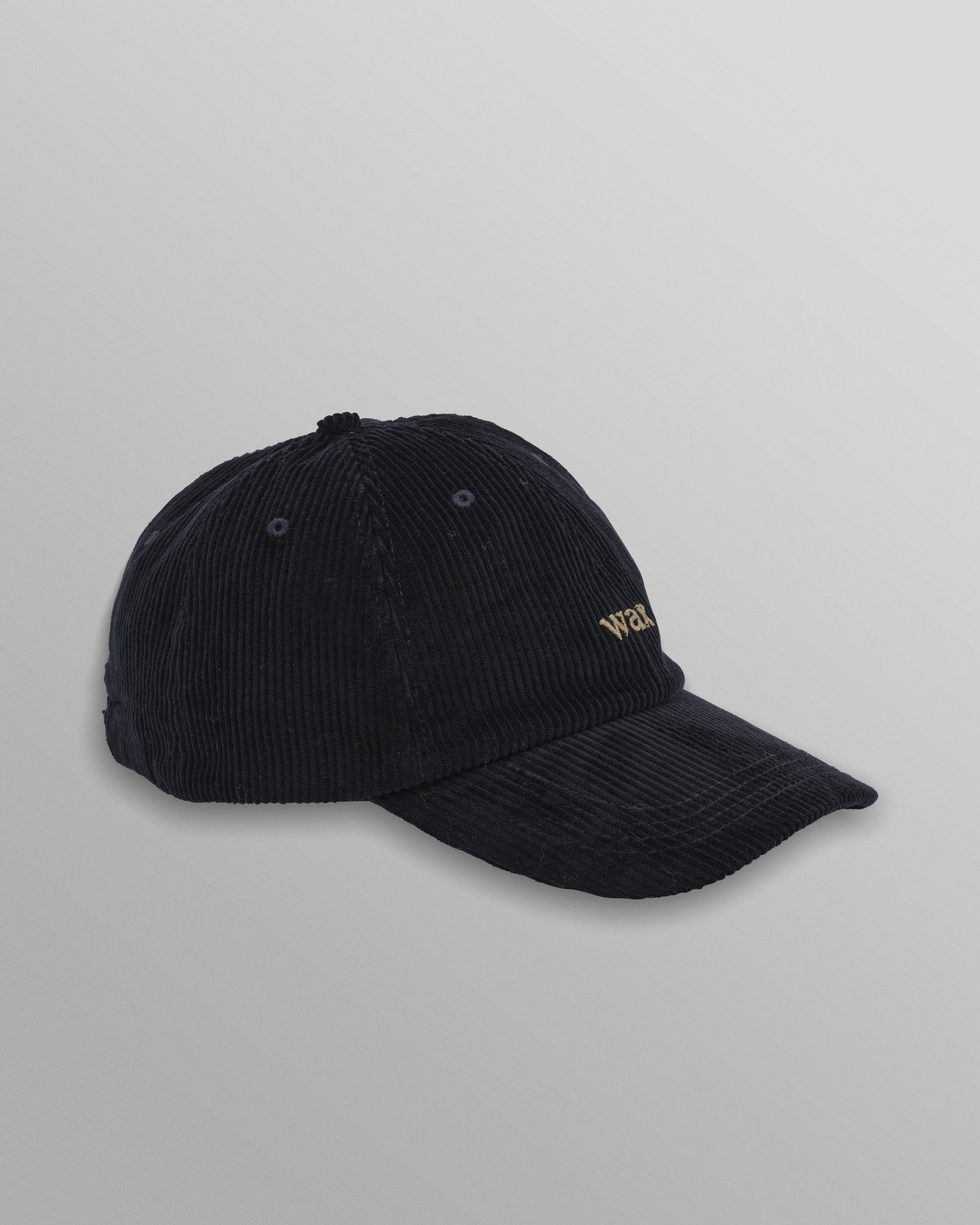 wax london men's Spencer - Navy Corduroy Sports Cap