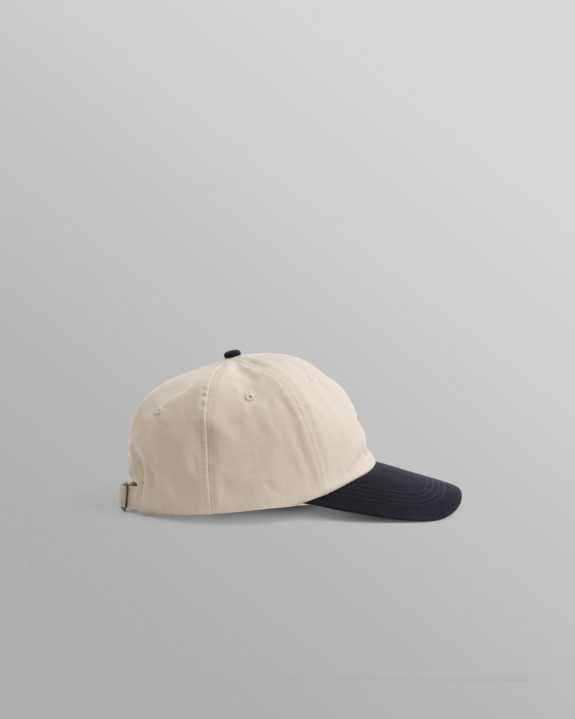 wax london men's Spencer - Stone/Navy Cotton Sports Cap