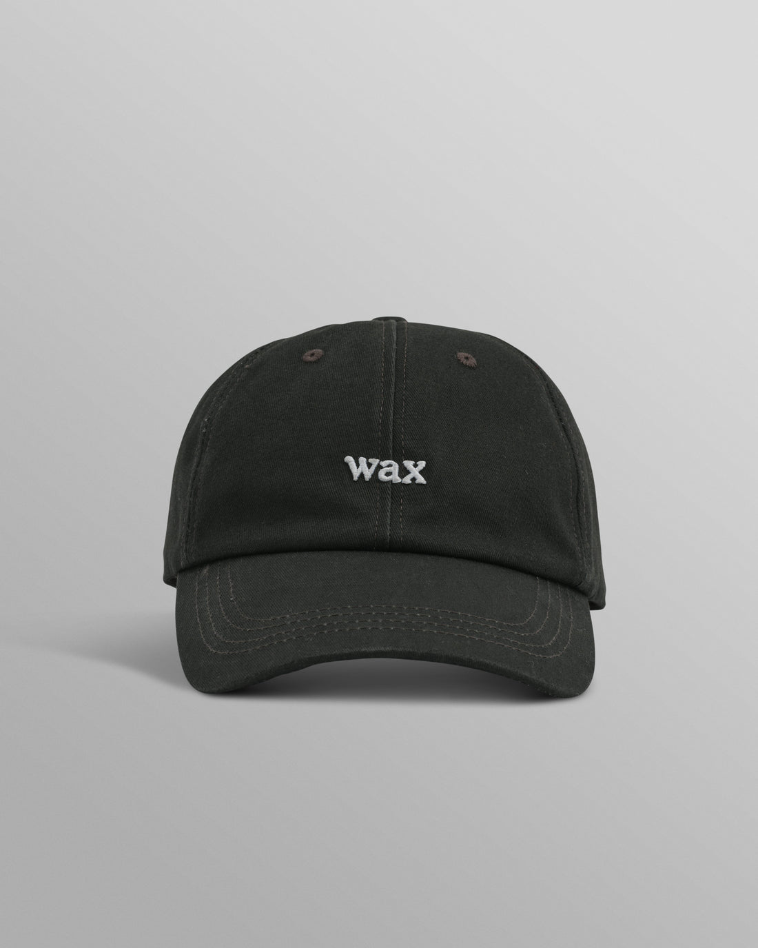 wax london men's Spencer - Washed Black Cotton Sports Cap