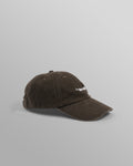 wax london men's Spencer - Washed Brown Cotton Sports Cap