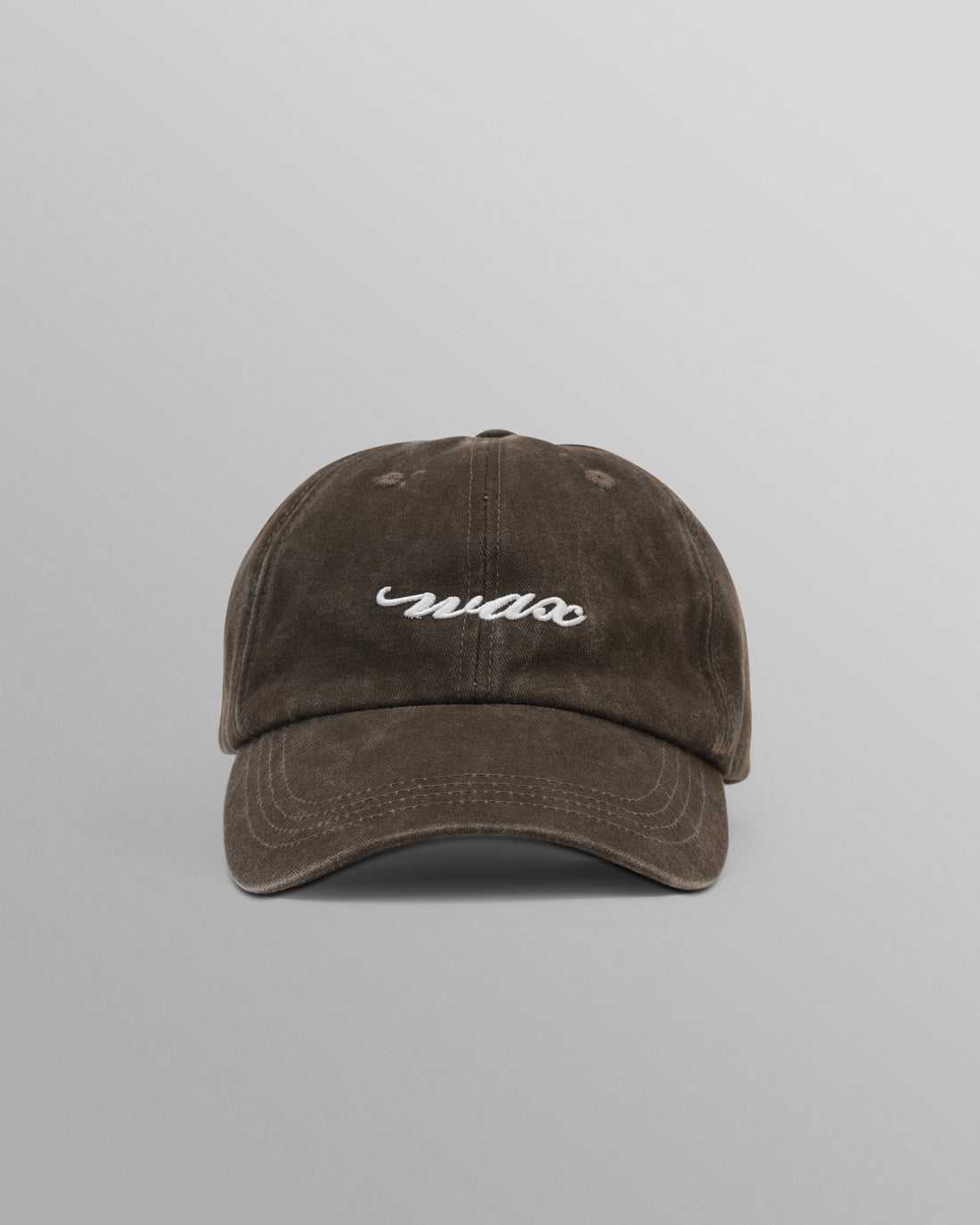 wax london men's Spencer - Washed Brown Cotton Sports Cap