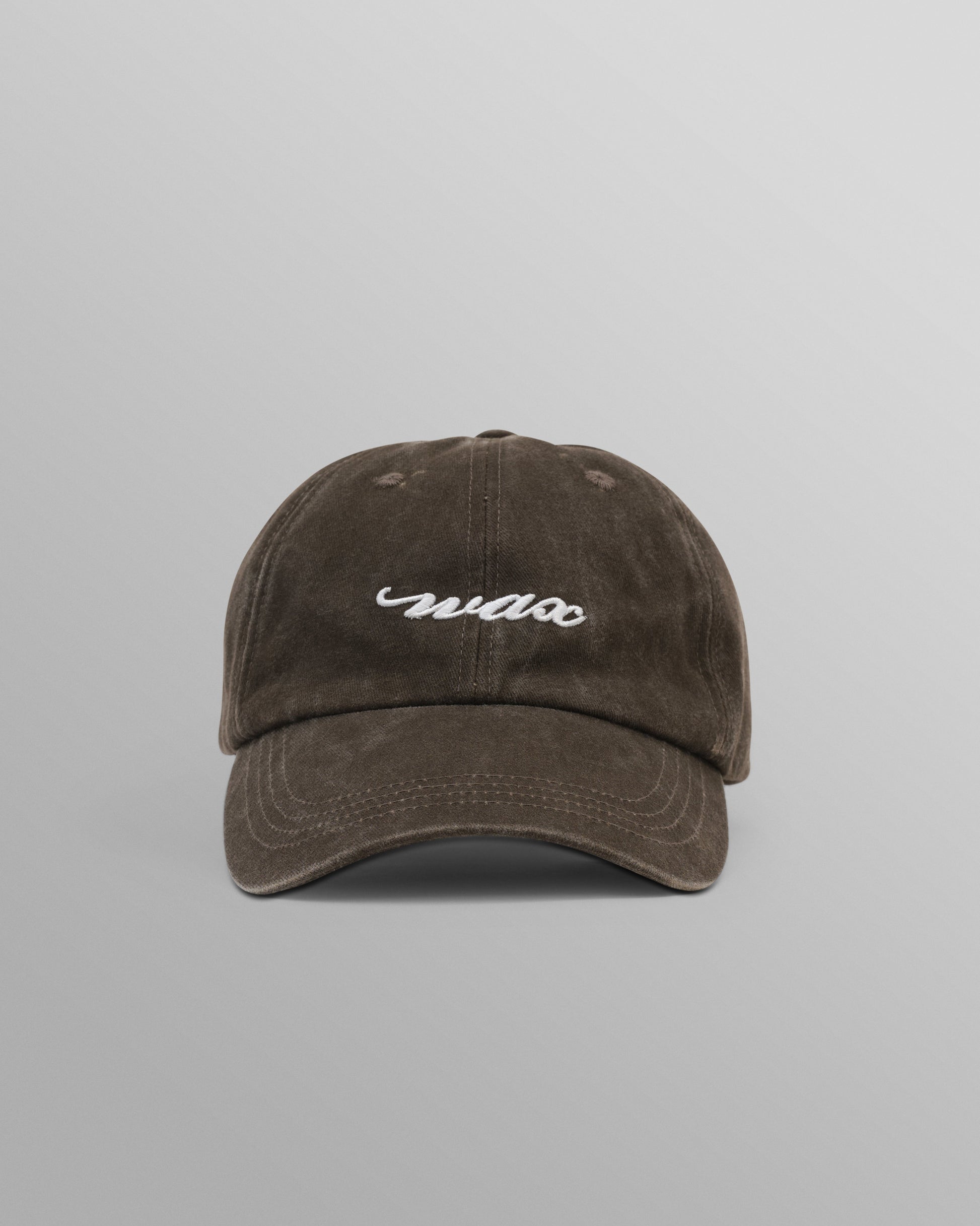 wax london men's Spencer - Washed Brown Cotton Sports Cap