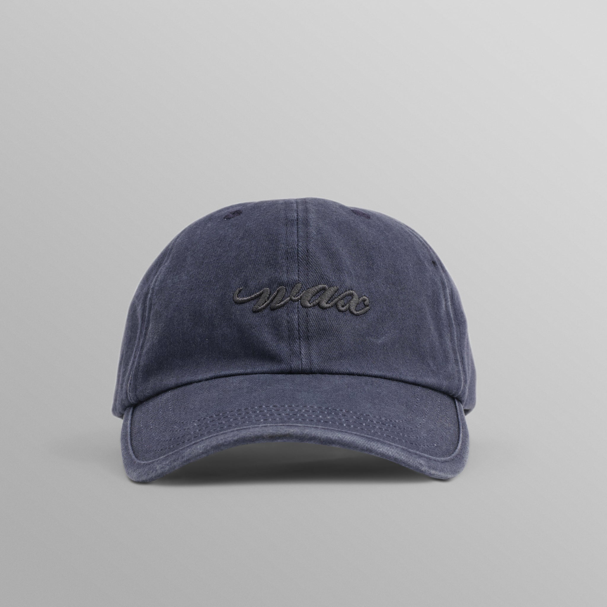 wax london men's Spencer - Washed Navy Cotton Sports Cap