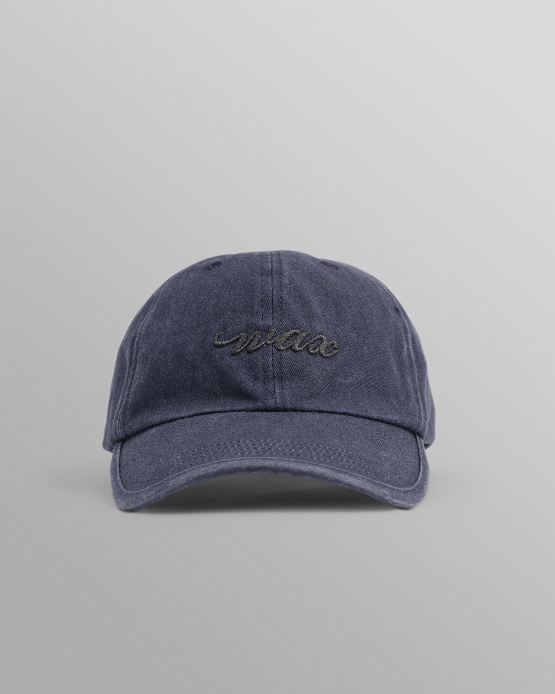 wax london men's Spencer - Washed Navy Cotton Sports Cap