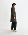 wax london men's Stan - Brown Fleck Tweed Car Coat
