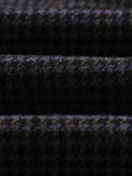 wax london men's Stan - Navy And Grey Puppytooth Check Wool Car Coat