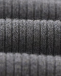 wax london men's Stanley - Grey Rib-Knit Wool Jumper