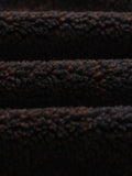 wax london men's Tate - Black And Brown Paisley Jacquard Fleece Jacket