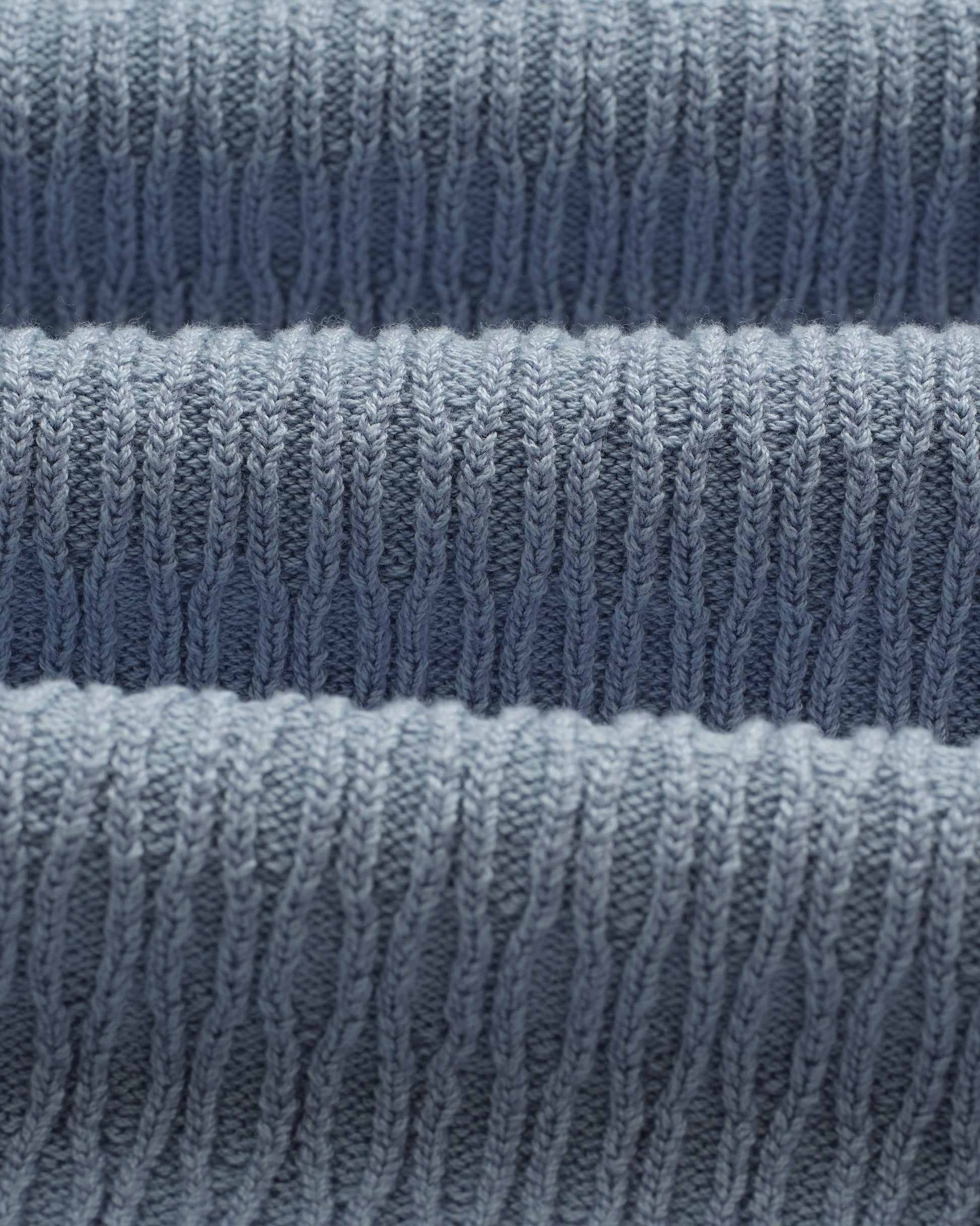 wax london men's Tellaro - Blue Honeycomb Knitted Cotton Polo Shirt