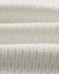 wax london men's Tellaro - Ecru Honeycomb Knitted Cotton Polo Shirt