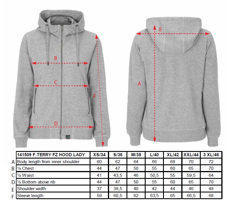 Cottover Ladies Heavyweight Zip-Up Hoodie | GOTS | French Terry Organic Cotton | XS-2XL - Hoodie - Logo Free Clothing