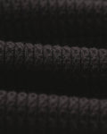 wax london men's Tristan - Black Cable Stitch Knitted Shirt