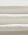 wax london men's Turin - Ecru Slub Knitted Cotton And Linen Polo
