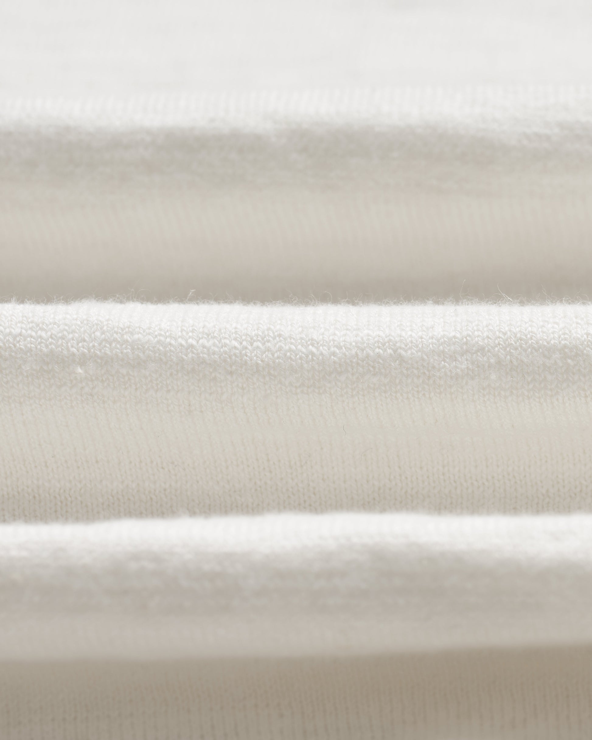 wax london men's Turin - Ecru Slub Knitted Cotton And Linen Polo