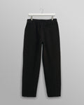 wax london men's Tyne - Black Floral Diamond Cotton Trousers
