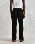 wax london men's Tyne - Black Floral Diamond Cotton Trousers