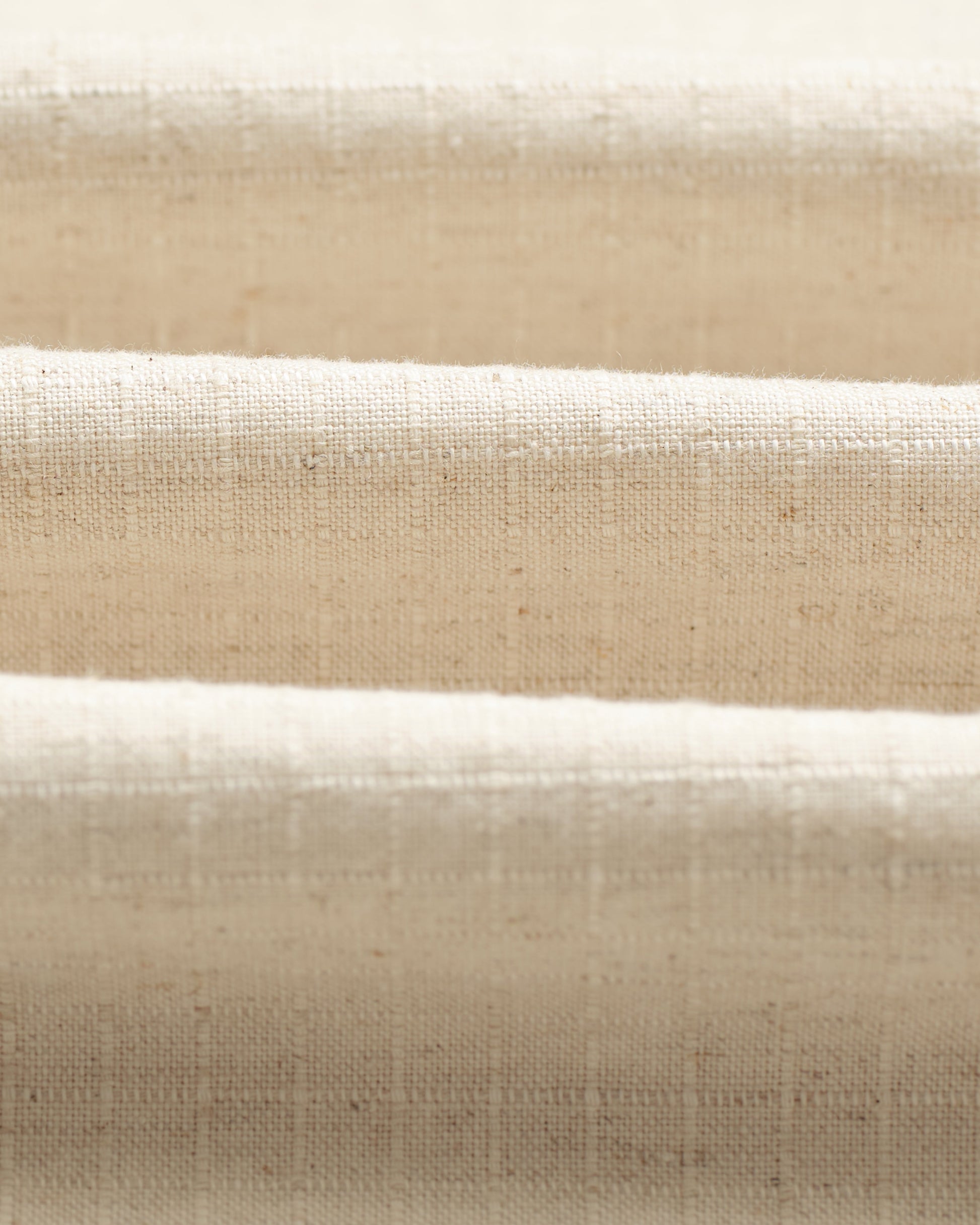 wax london men's Tyne - Natural Linen Ripstop Trousers
