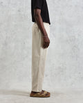 wax london men's Tyne - Natural Linen Ripstop Trousers