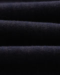 wax london men's Tyne - Navy Wool Blend Trousers