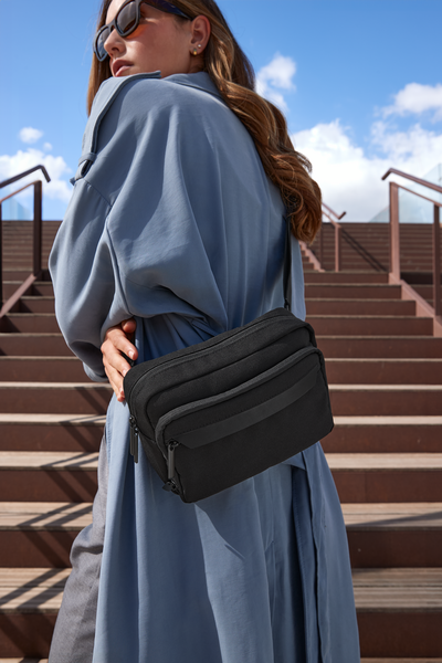 Quadra | Airside Cross-Body Bag | Logo Free Clothing