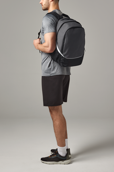 Quadra Pro Team Backpack | 17 Litre Rucksack | Wet Pocket | Padded Straps | Grey or Red | One Size