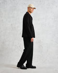 wax london men's Wightman - Black Milano Cardigan
