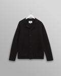 wax london men's Wightman - Black Milano Cardigan