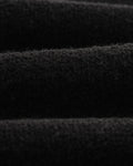 wax london men's Wilde - Black Boucle Jumper