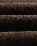 wax london men's Wilde - Brown Fluffy Wool Crewneck