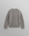 wax london men's Wilde - Grey Fleck Wool Jumper